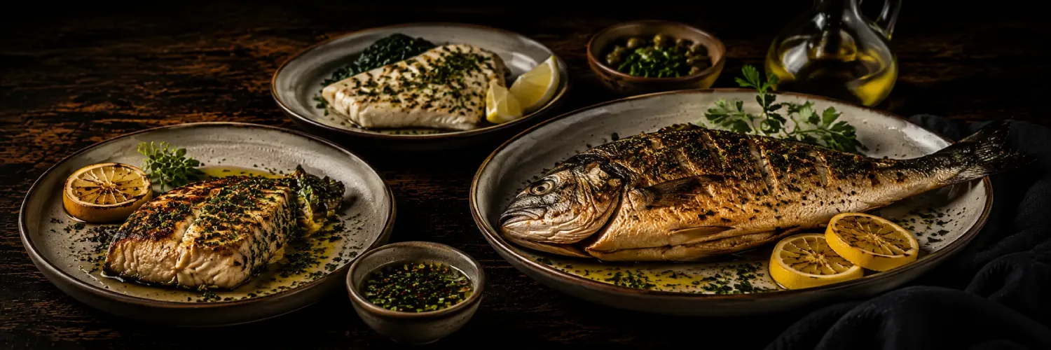 Fischgerichte vom Grill